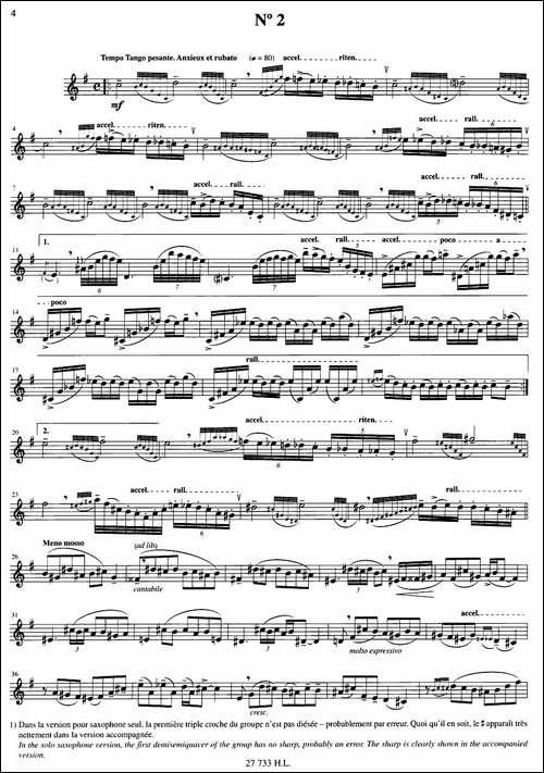 Astor-Piazzolla-No.2-萨克斯谱
