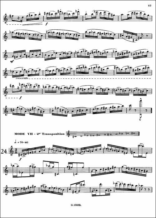 拉库尔萨克斯管练习曲28首-21—28-萨克斯谱