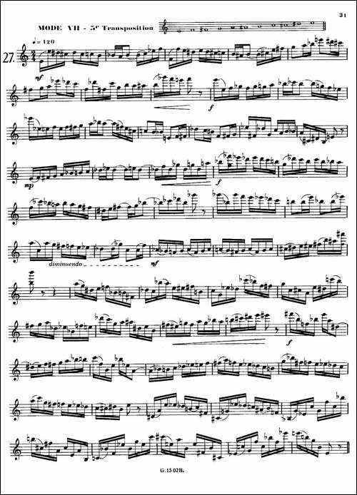 拉库尔萨克斯管练习曲28首-21—28-萨克斯谱