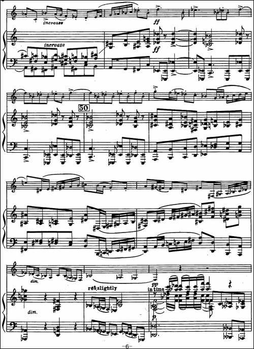 克莱斯顿《中音萨克斯管奏鸣曲》第一乐章-中萨+钢琴伴奏-萨克斯谱