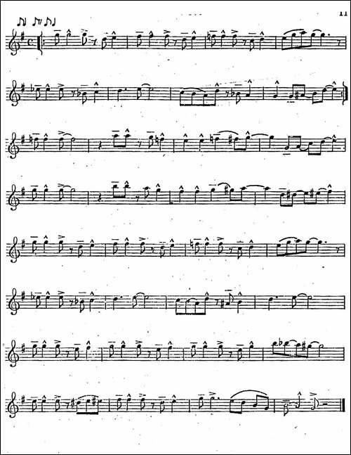 Intermediate-Jazz-Conception-by-Lennie-Niehaus-20-Jazz-Exercises-萨克斯谱