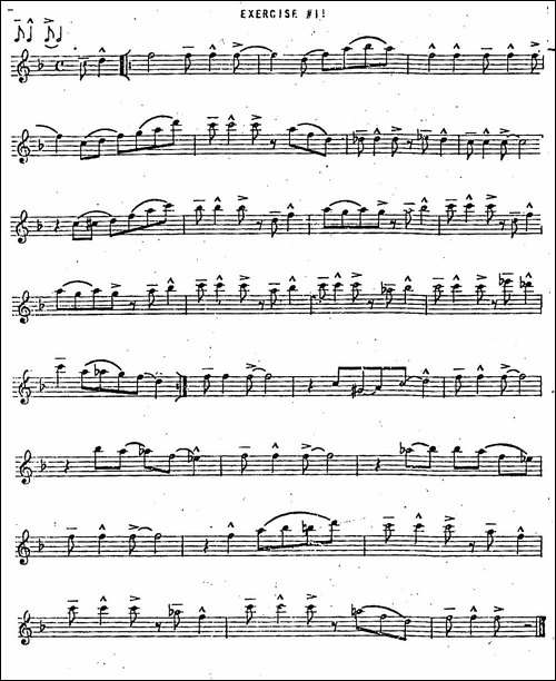 Intermediate-Jazz-Conception-by-Lennie-Niehaus-20-Jazz-Exercises-萨克斯谱