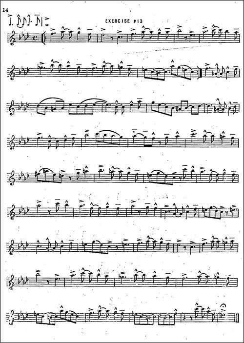 Intermediate-Jazz-Conception-by-Lennie-Niehaus-20-Jazz-Exercises-萨克斯谱