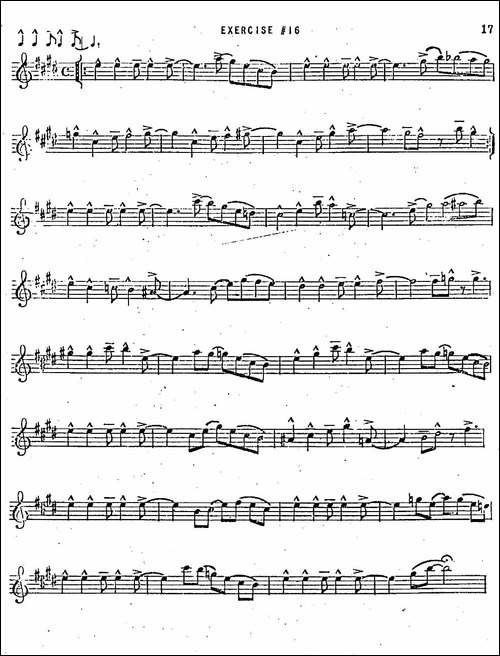 Intermediate-Jazz-Conception-by-Lennie-Niehaus-20-Jazz-Exercises-萨克斯谱
