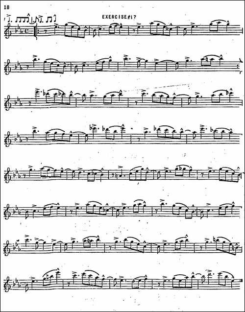 Intermediate-Jazz-Conception-by-Lennie-Niehaus-20-Jazz-Exercises-萨克斯谱
