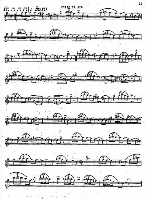 Intermediate-Jazz-Conception-by-Lennie-Niehaus-20-Jazz-Exercises-萨克斯谱