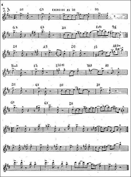 Intermediate-Jazz-Conception-by-Lennie-Niehaus-20-Jazz-Exercises-萨克斯谱
