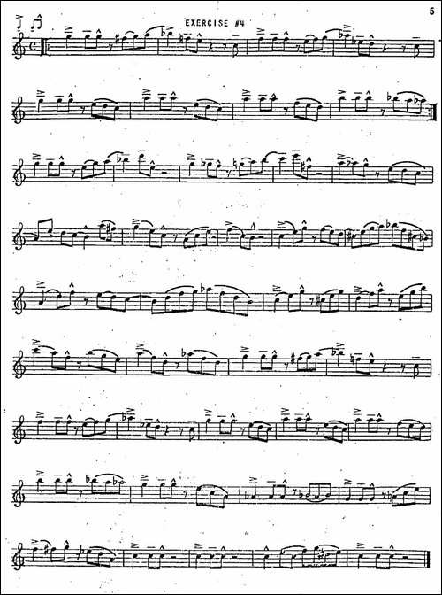 Intermediate-Jazz-Conception-by-Lennie-Niehaus-20-Jazz-Exercises-萨克斯谱
