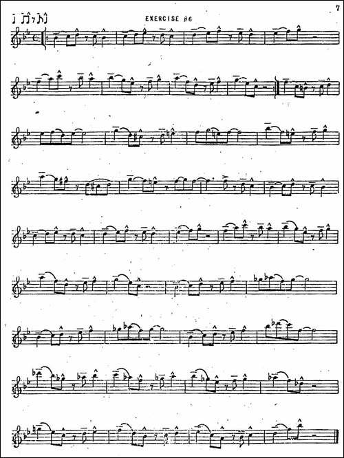 Intermediate-Jazz-Conception-by-Lennie-Niehaus-20-Jazz-Exercises-萨克斯谱