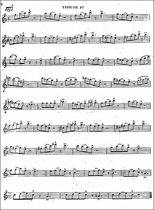 Intermediate-Jazz-Conception-by-Lennie-Niehaus-20-Jazz-Exercises-萨克斯谱