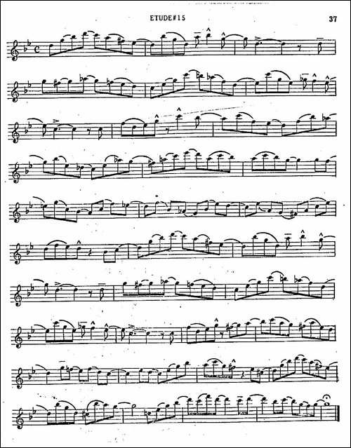 Intermediate-Jazz-Conception-by-Lennie-Niehaus-25-Jazz-Etudes-萨克斯谱
