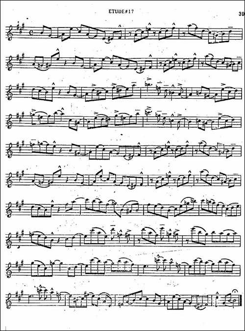 Intermediate-Jazz-Conception-by-Lennie-Niehaus-25-Jazz-Etudes-萨克斯谱