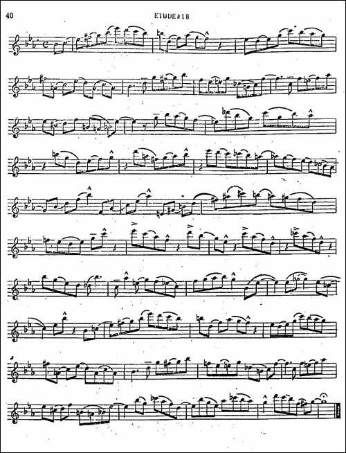 Intermediate-Jazz-Conception-by-Lennie-Niehaus-25-Jazz-Etudes-萨克斯谱