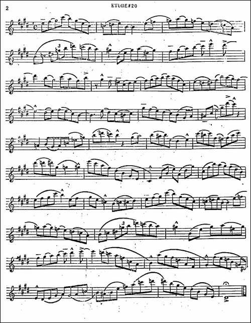 Intermediate-Jazz-Conception-by-Lennie-Niehaus-25-Jazz-Etudes-萨克斯谱
