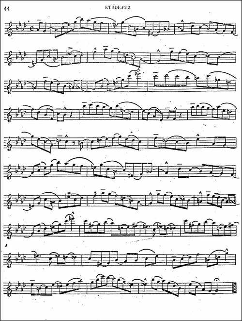 Intermediate-Jazz-Conception-by-Lennie-Niehaus-25-Jazz-Etudes-萨克斯谱