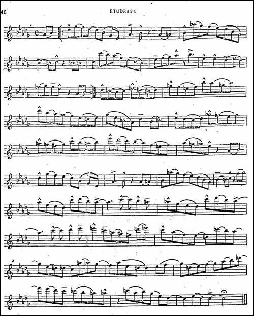 Intermediate-Jazz-Conception-by-Lennie-Niehaus-25-Jazz-Etudes-萨克斯谱