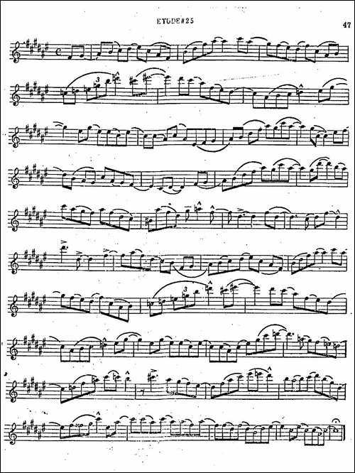 Intermediate-Jazz-Conception-by-Lennie-Niehaus-25-Jazz-Etudes-萨克斯谱