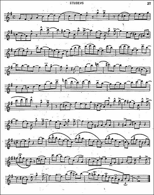 Intermediate-Jazz-Conception-by-Lennie-Niehaus-25-Jazz-Etudes-萨克斯谱