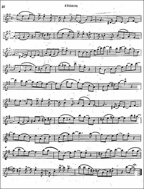 Intermediate-Jazz-Conception-by-Lennie-Niehaus-25-Jazz-Etudes-萨克斯谱