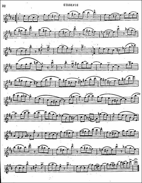 Intermediate-Jazz-Conception-by-Lennie-Niehaus-25-Jazz-Etudes-萨克斯谱