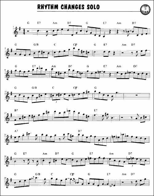 RHYTHM-CHANGES-SOLO-萨克斯谱