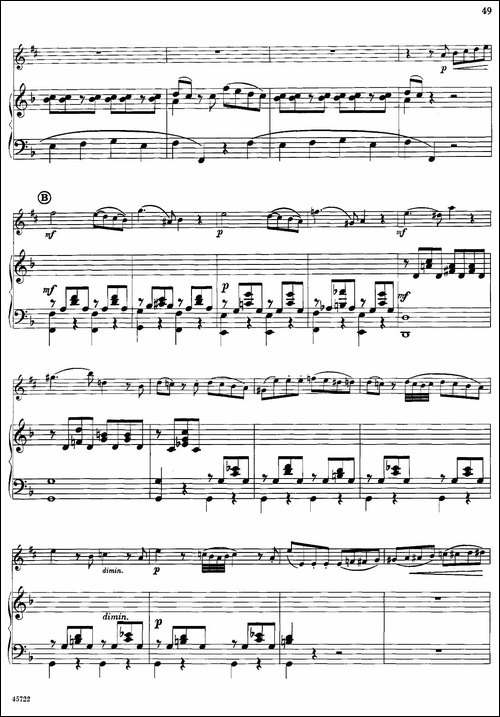 15首古典萨克斯独奏曲：11、Rondo-in-D-中音萨克斯+钢琴伴奏-吉他谱