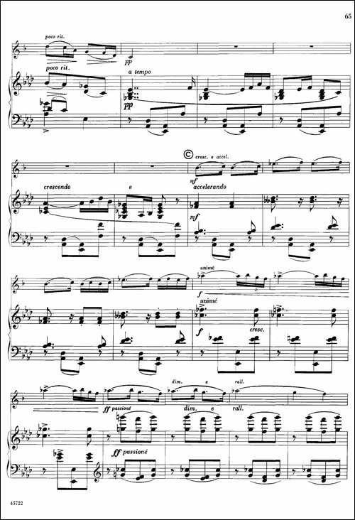 15首古典萨克斯独奏曲：14、sonatine-中音萨克斯+钢琴伴奏-吉他谱