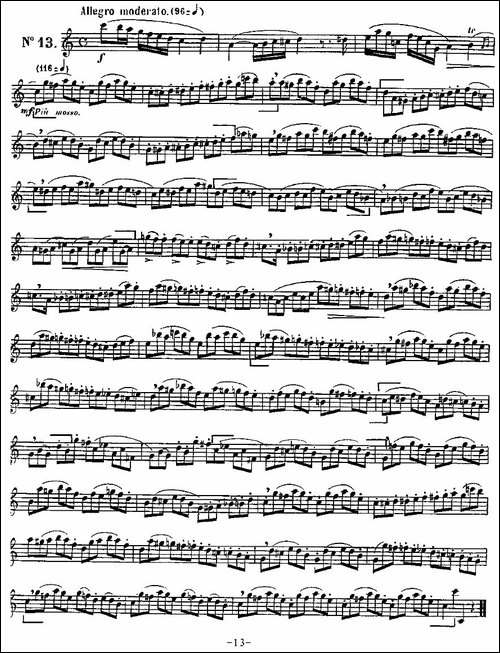Klose-Etudes-Chantantes-Pour-Saxophone-KLOSE的15首练习曲集-萨克斯谱