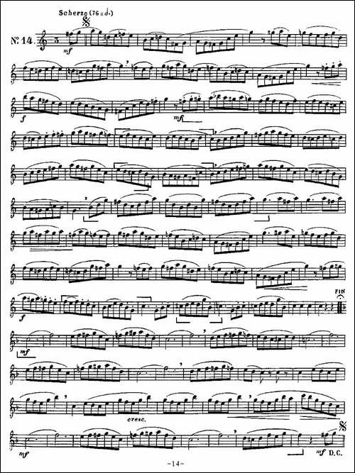 Klose-Etudes-Chantantes-Pour-Saxophone-KLOSE的15首练习曲集-萨克斯谱