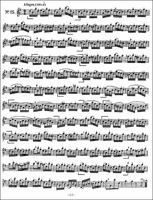 Klose-Etudes-Chantantes-Pour-Saxophone-KLOSE的15首练习曲集-萨克斯谱