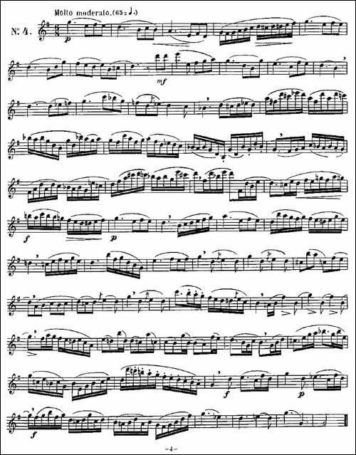 Klose-Etudes-Chantantes-Pour-Saxophone-KLOSE的15首练习曲集-萨克斯谱