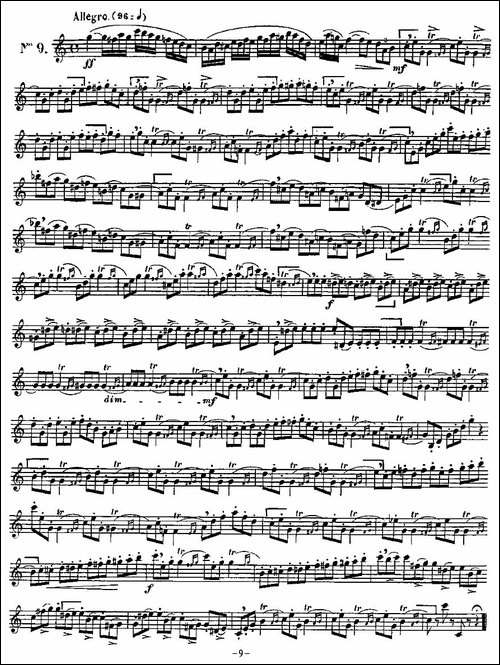 Klose-Etudes-Chantantes-Pour-Saxophone-KLOSE的15首练习曲集-萨克斯谱