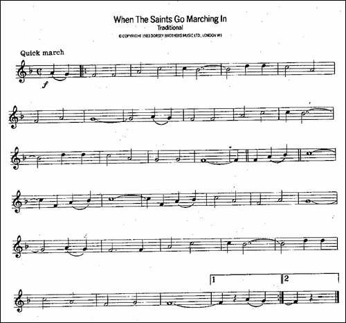 When-The-Saints-Go-Marching-In-萨克斯谱