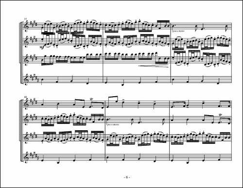 Kanon-in-D-Dur-卡农四重奏-萨克斯谱