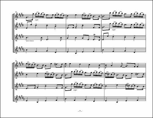 Kanon-in-D-Dur-卡农四重奏-萨克斯谱