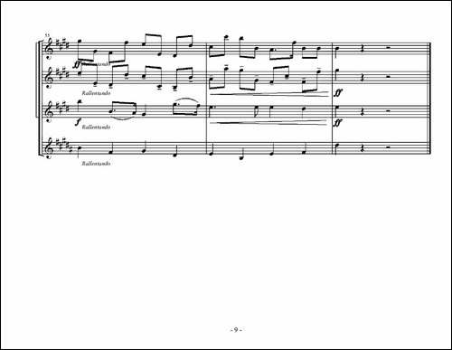 Kanon-in-D-Dur-卡农四重奏-萨克斯谱