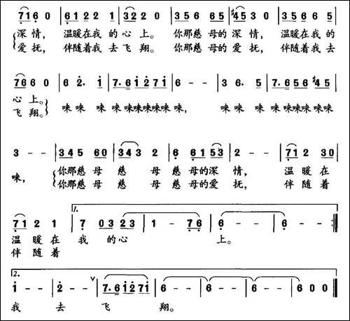 祖国妈妈-许德清词-廖乐师曲