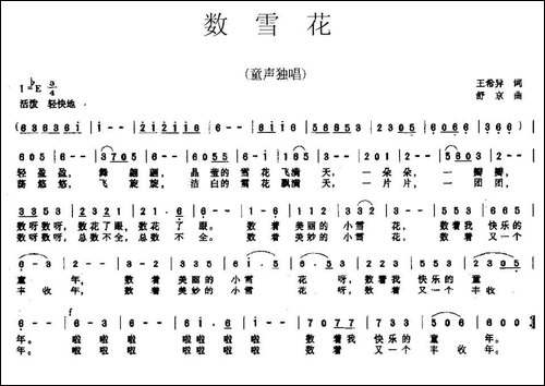 数雪花