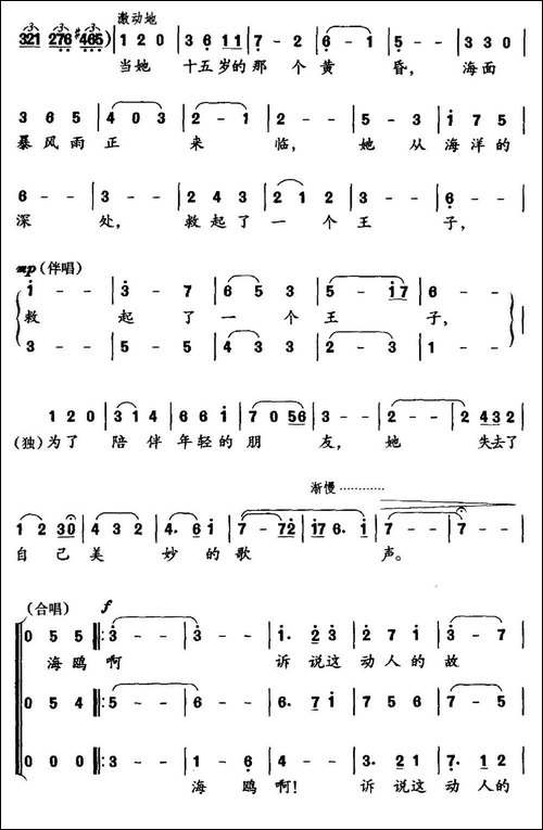 海的女儿-瞿琮词-李名方曲