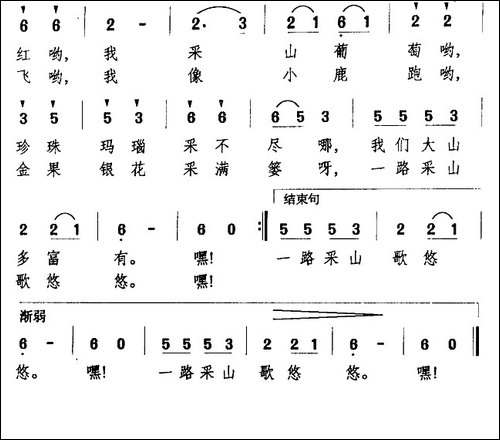 采山谣-郭荣安词-万长海曲