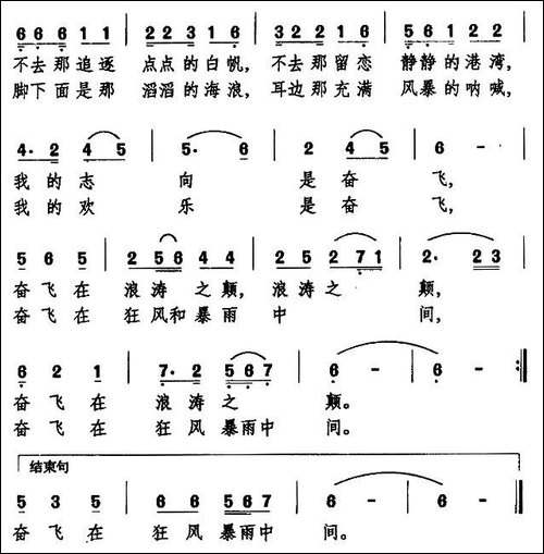 我是一只小海燕