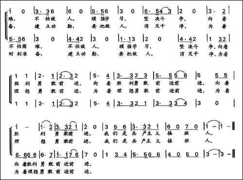 中国少年先锋队队歌-二声部