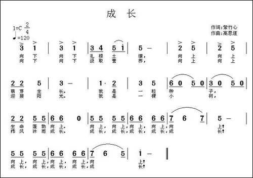 成长-紫竹心词-高恩道曲