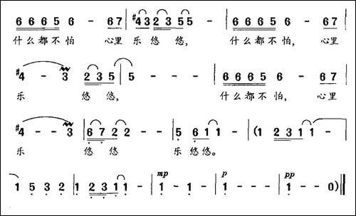 牵着妈妈的手-向群词-向群曲