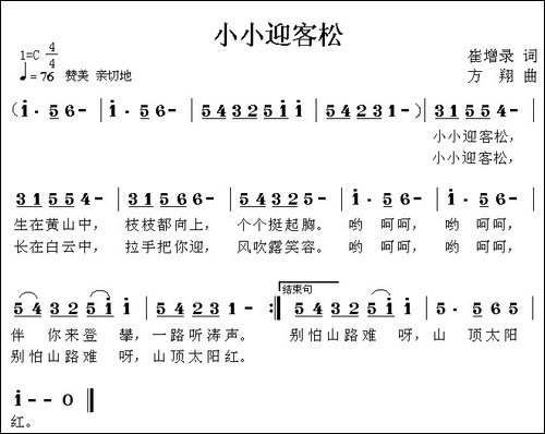 小小迎客松
