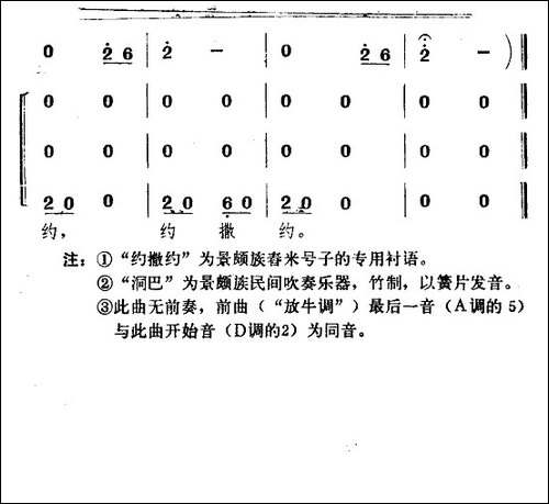 景颇童谣-二舂米谣-合唱