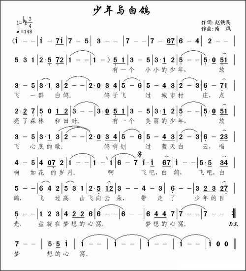 少年与白鸽