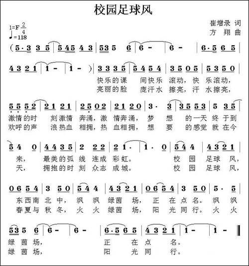 校园足球风