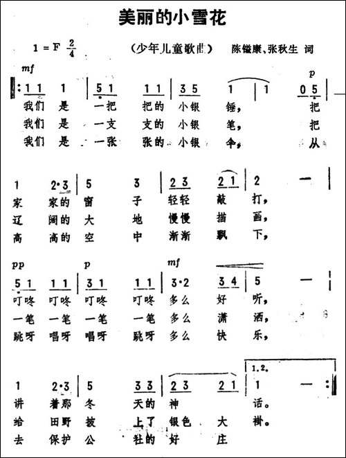 美丽的小雪花