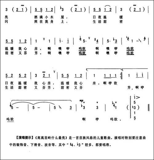 高高苗岭什么最亮